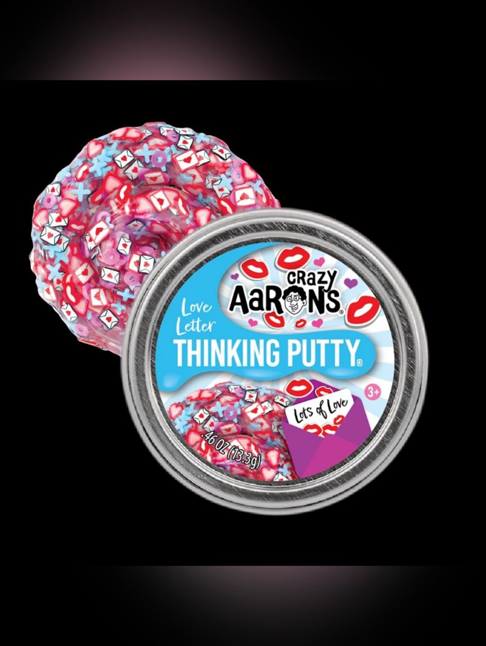 Crazy Aaron's Love Letter Thinking Putty - Pink & Red Mix Mini